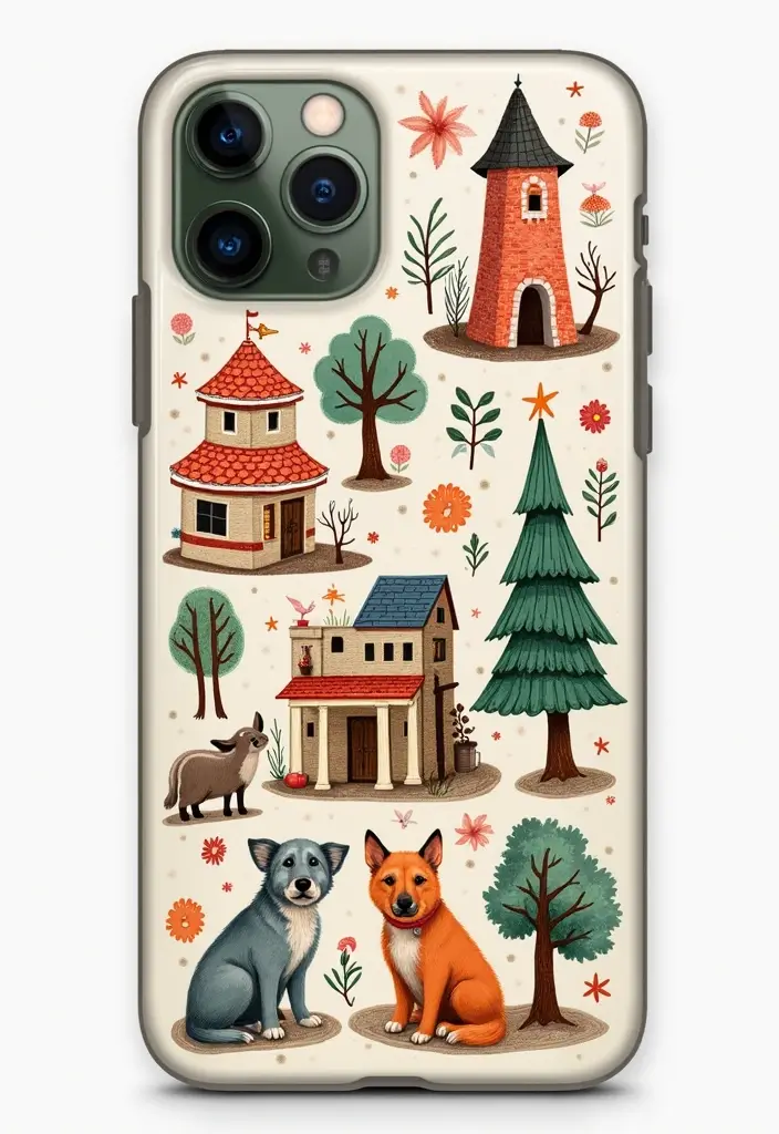 30 Aesthetic Phone Case Painting Ideas You’ll Love - 26. Personal Illustrations