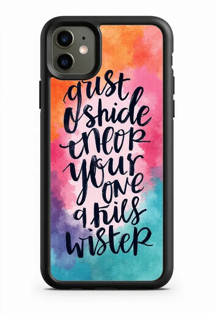 30 Aesthetic Phone Case Painting Ideas You’ll Love - 8. Inspiring Quotes