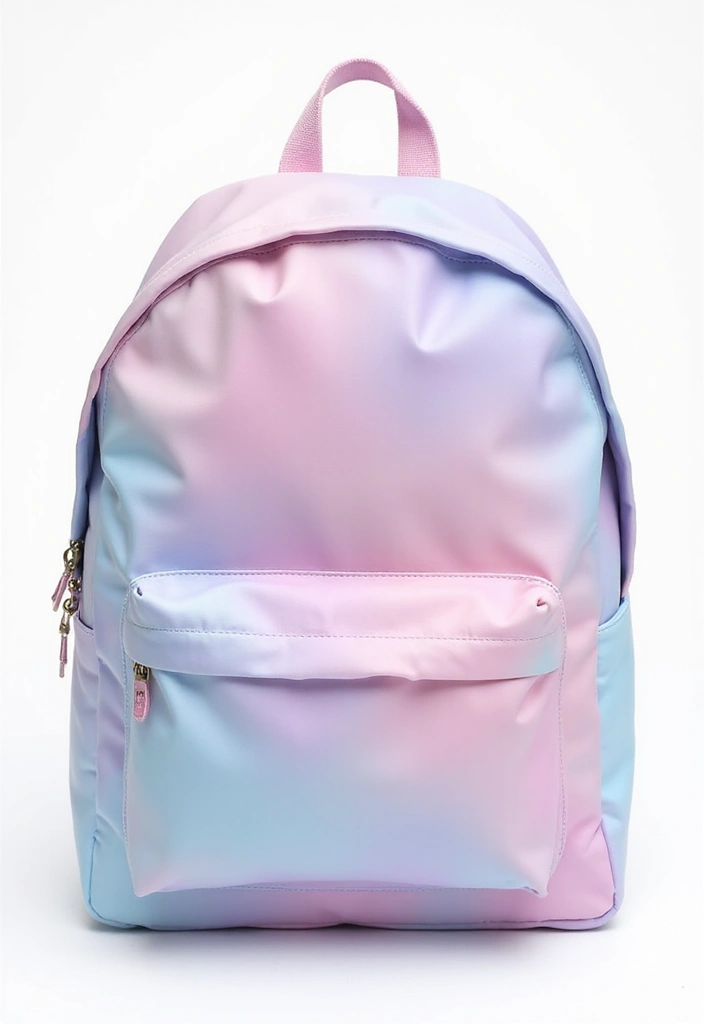 30 Backpack Painting Ideas for a Personalized Look - 10. Soft Pastel Ombre