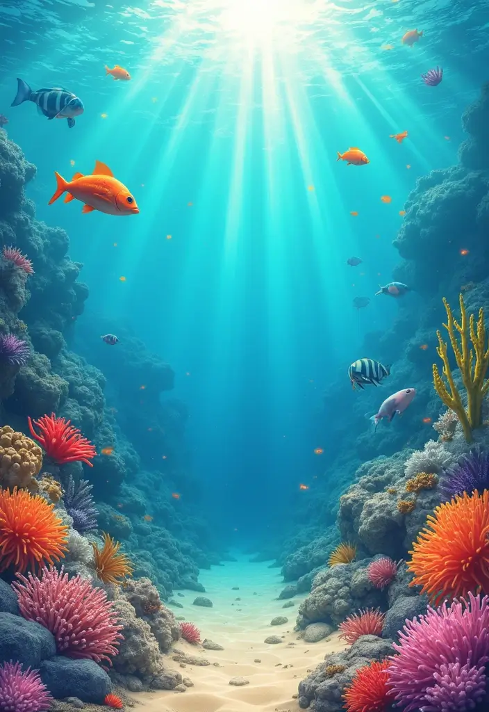 30 Beach Scrapbook Ideas for Your Summer Memories - 14. Under the Sea Theme