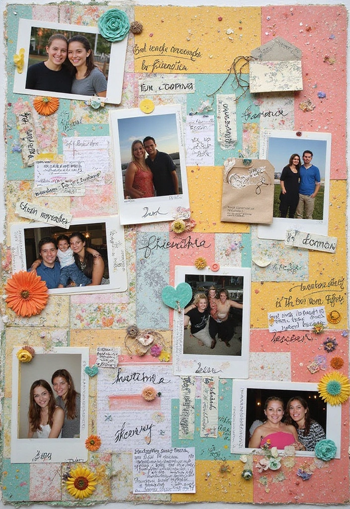 30 Best Friend Scrapbook Ideas That Scream Friendship Goals - 1. Memory Lane Layout
