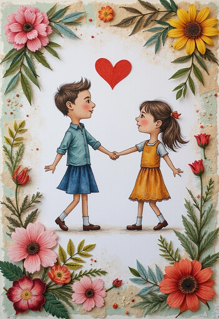 30 Best Friend Scrapbook Ideas That Scream Friendship Goals - 15. Friendship Expression Page