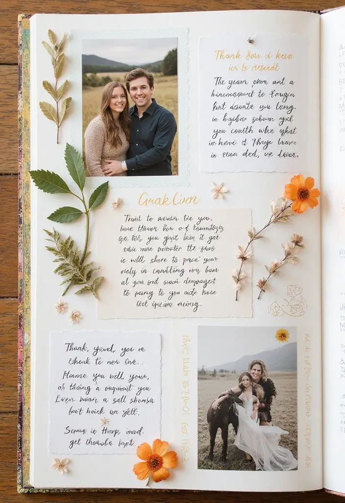 30 Best Friend Scrapbook Ideas That Scream Friendship Goals - 30. The Gratitude Page