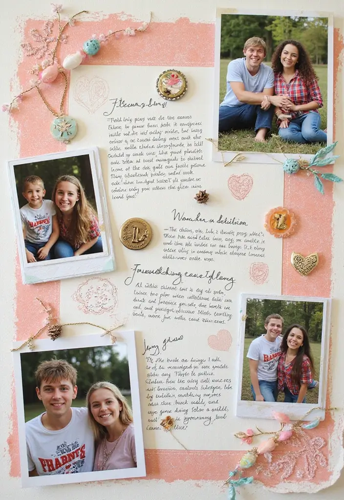 30 Best Friend Scrapbook Ideas That Scream Friendship Goals - 9. Friendship Milestones Page