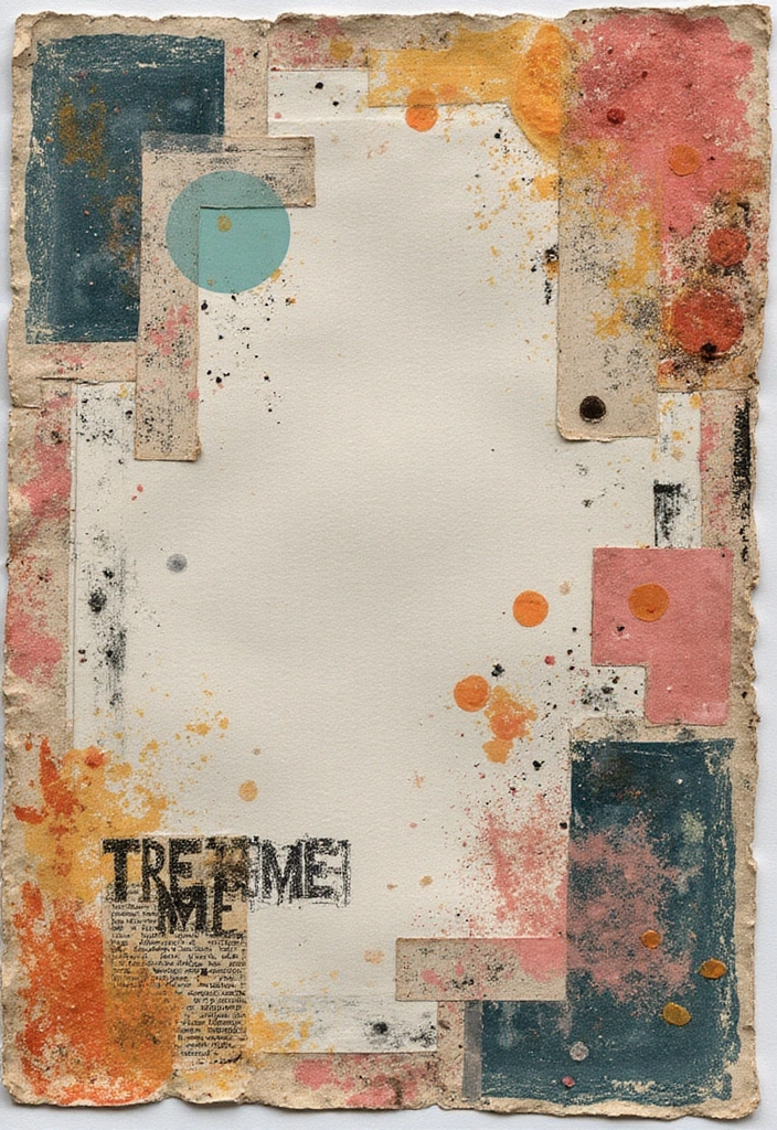 30 Black and White Scrapbook Ideas with Chic Contrast - 11. Mixed Media Elements