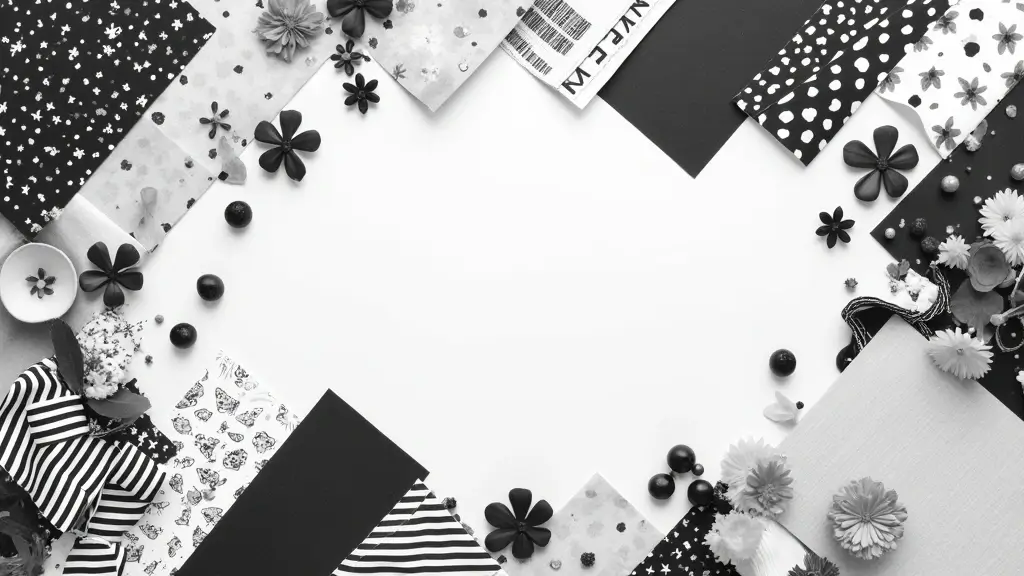 30 Black and White Scrapbook Ideas with Chic Contrast