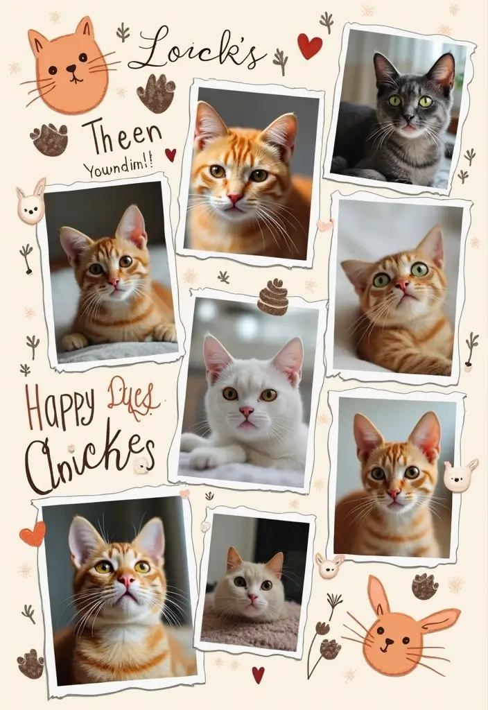 30 Cat Scrapbook Ideas for Every Proud Cat Parent - 15. Adorable Cat Quirks