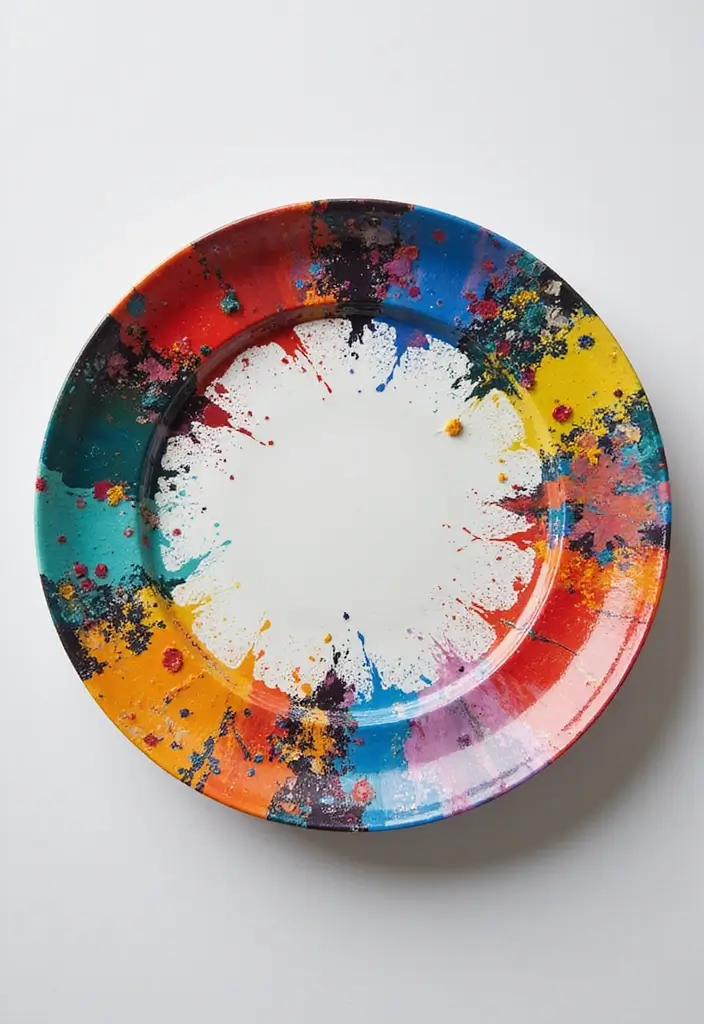 30 Charger Painting Ideas to Personalize Your Tech 2 30 Charger Painting Ideas to Personalize Your Tech - 2. Abstract Art