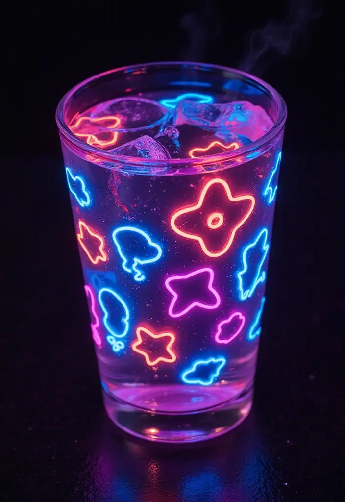 30 Charger Painting Ideas to Personalize Your Tech 112 30 Charger Painting Ideas to Personalize Your Tech - 24. Playful Neon Lights