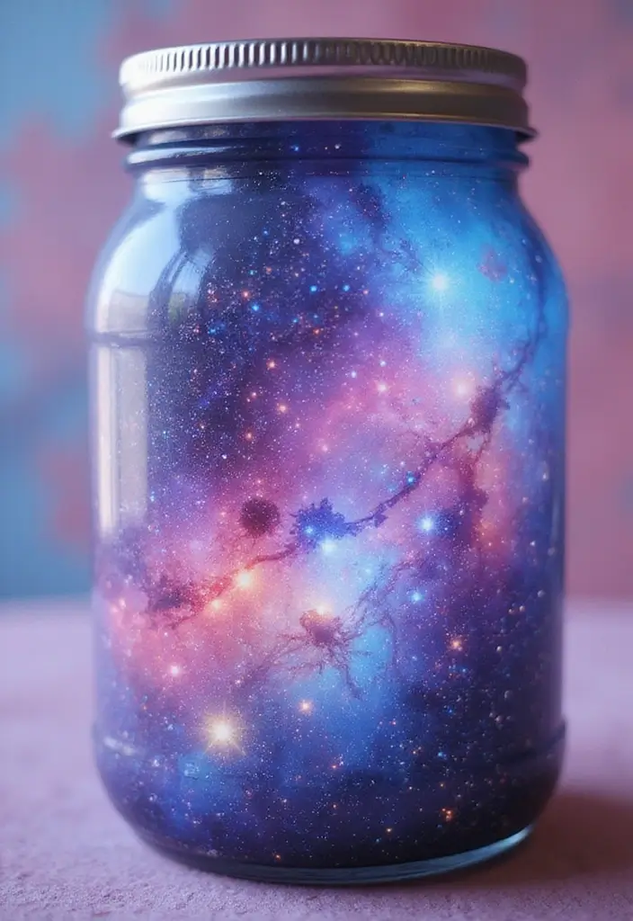 30 Charger Painting Ideas to Personalize Your Tech 133 30 Charger Painting Ideas to Personalize Your Tech - 27. DIY Galaxy Jars