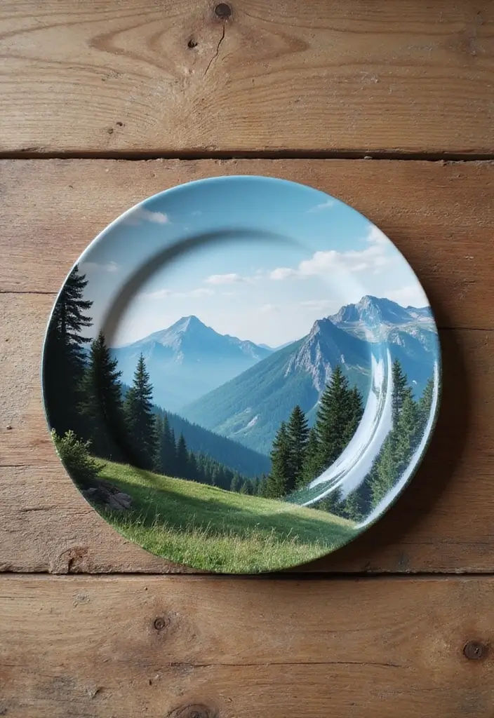 30 Charger Painting Ideas to Personalize Your Tech 29 30 Charger Painting Ideas to Personalize Your Tech - 7. Nature Landscapes