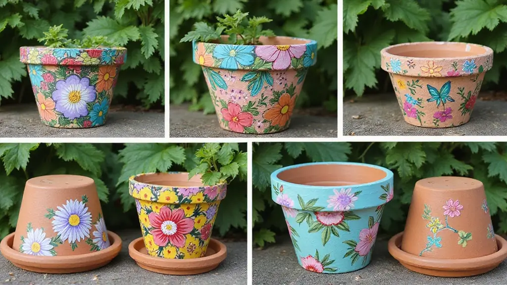 30 Clay Flower Pot Painting Ideas for Creative Decor