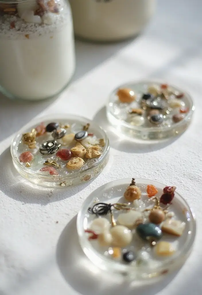 30 Coaster Painting Ideas for Unique Table Decor - 19. Charmed Coasters