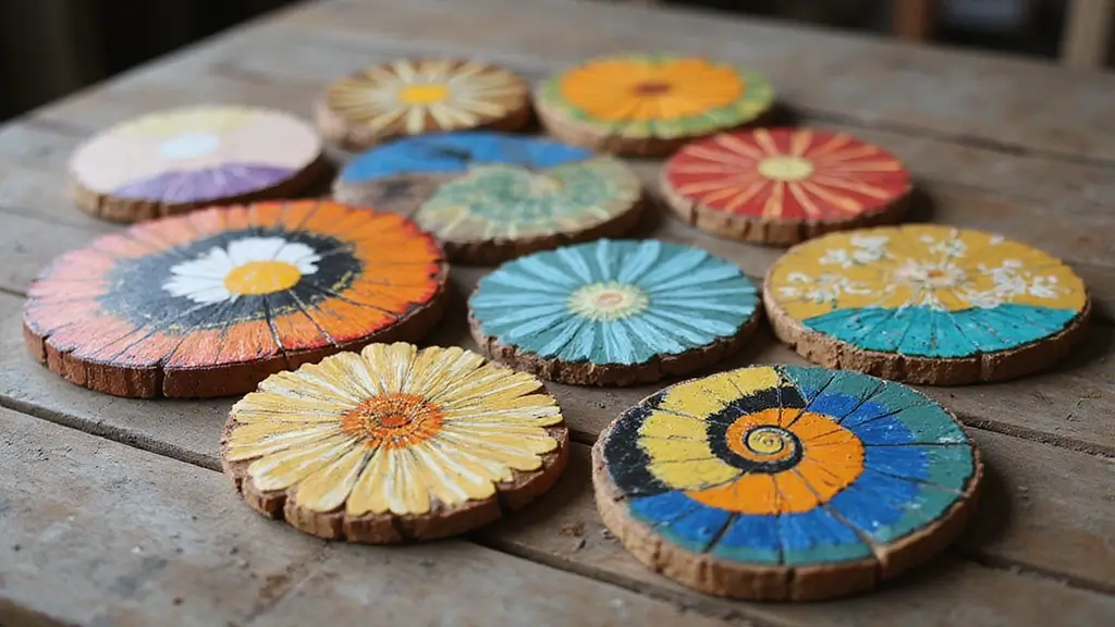 30 Coaster Painting Ideas for Unique Table Decor