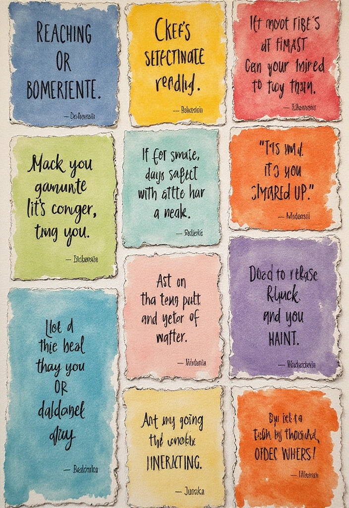 30 Cool Scrapbook Ideas That Are Trendy and Fun - 15. Inspirational Quotes Scrapbook