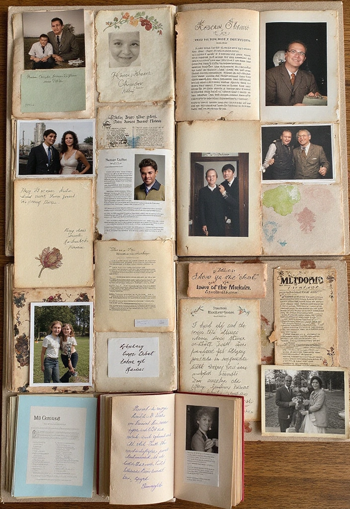 30 Cool Scrapbook Ideas That Are Trendy and Fun - 18. Collaborative Scrapbook