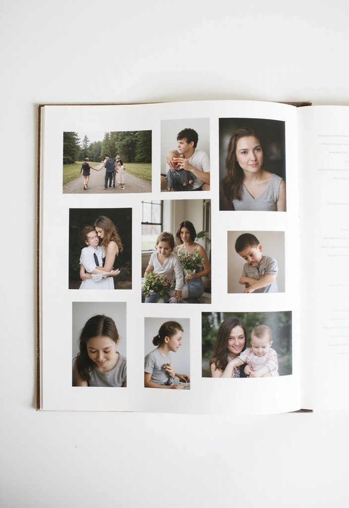 30 Cool Scrapbook Ideas That Are Trendy and Fun - 22. Simple Photo Book Page