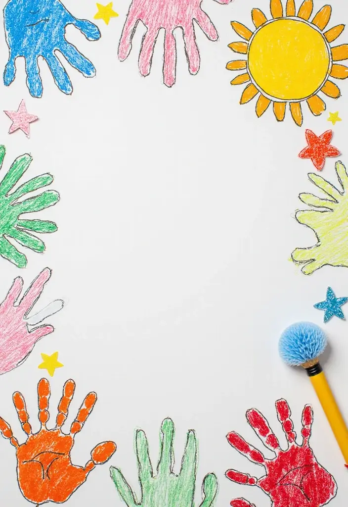 30 Cool Scrapbook Ideas That Are Trendy and Fun - 26. Kids' Artwork Scrapbook