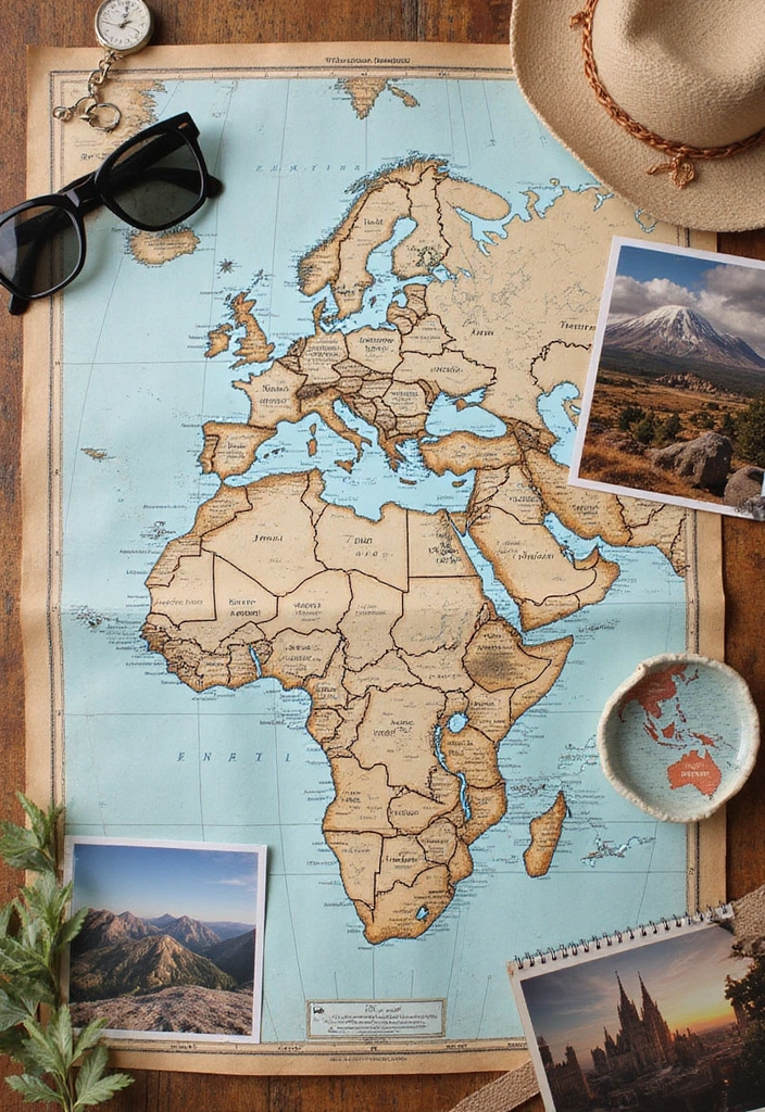 30 Cool Scrapbook Ideas That Are Trendy and Fun - 27. Travel Scrapbook by Destination