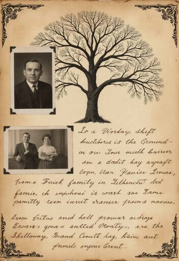 30 Cool Scrapbook Ideas That Are Trendy and Fun - 4. Family Heritage Scrapbook