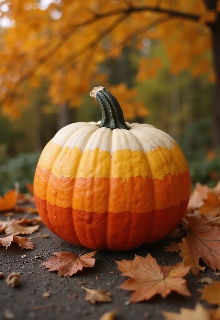 30 Creative Pumpkin Painting Ideas for Every Style - 16. Ombre Effects