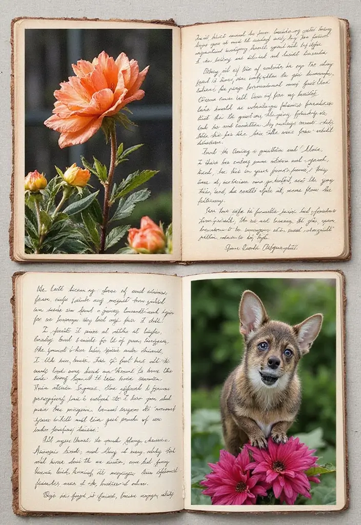 30 Creative Trip Scrapbook Ideas to Capture Every Adventure - 11. Paired Journal Entries