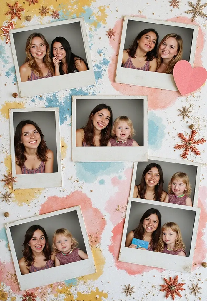 30 Creative Trip Scrapbook Ideas to Capture Every Adventure - 21. Unique Photo Booth Moments