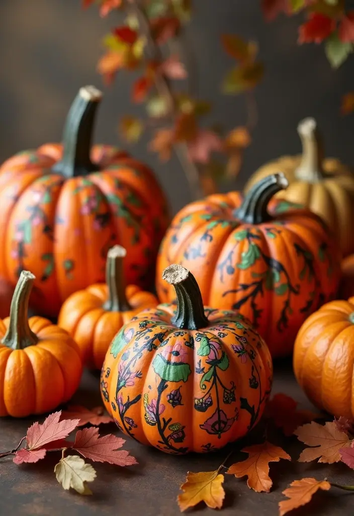 30 Cute Couple Pumpkin Painting Ideas for Fall Dates 82 30 Cute Couple Pumpkin Painting Ideas for Fall Dates - 16. Seasonal Celebrations