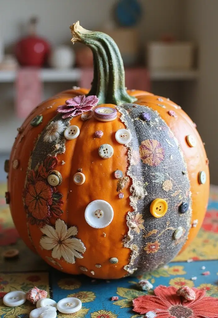 30 Cute Couple Pumpkin Painting Ideas for Fall Dates 111 30 Cute Couple Pumpkin Painting Ideas for Fall Dates - 23. Upcycled Pumpkin Art