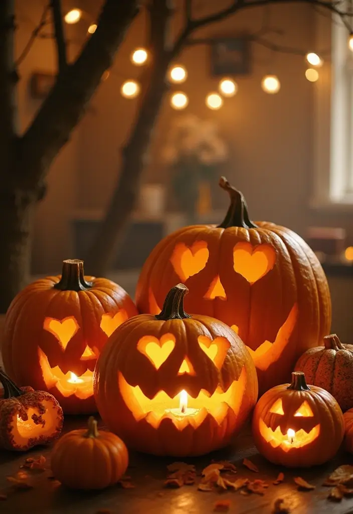 30 Cute Couple Pumpkin Painting Ideas for Fall Dates 138 30 Cute Couple Pumpkin Painting Ideas for Fall Dates - 30. Memory Lane