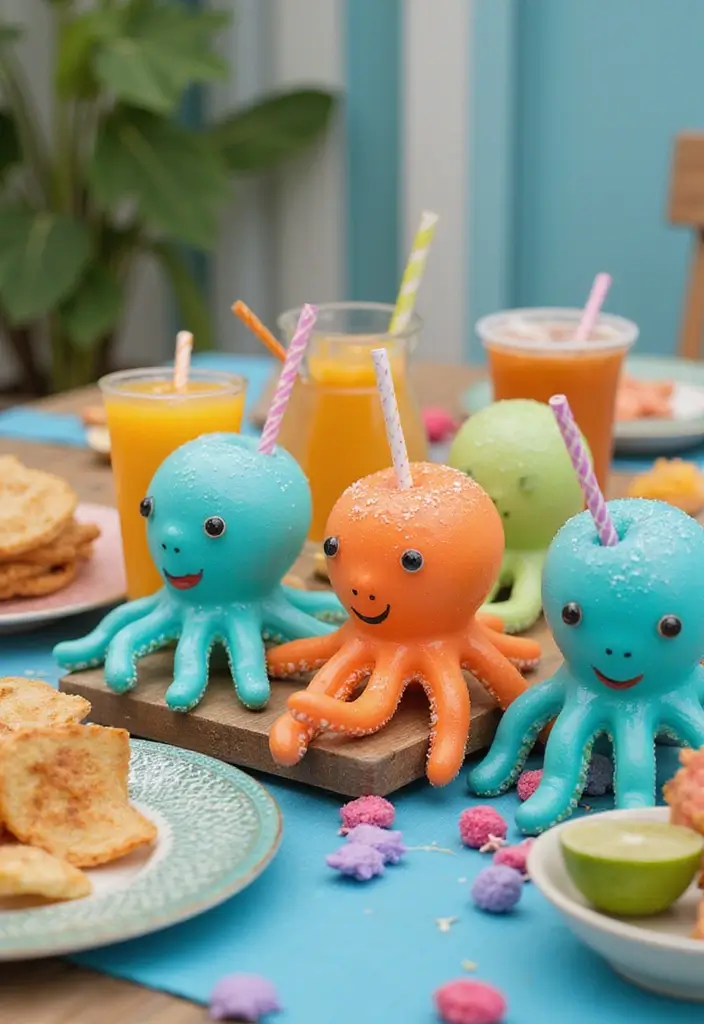 30 Cute Pottery Painting Ideas That’ll Melt Your Heart 121 30 Cute Pottery Painting Ideas That’ll Melt Your Heart - 25. Playful Octopus Cups