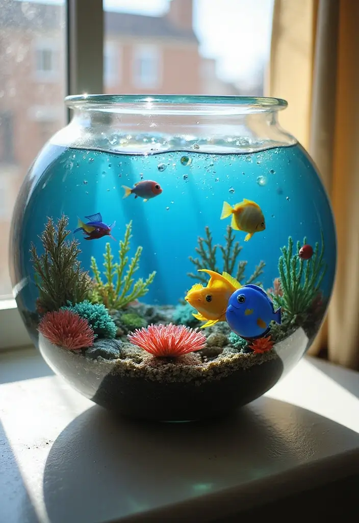 30 Cute Pottery Painting Ideas That’ll Melt Your Heart 20 30 Cute Pottery Painting Ideas That’ll Melt Your Heart - 4. Playful Fish Bowls