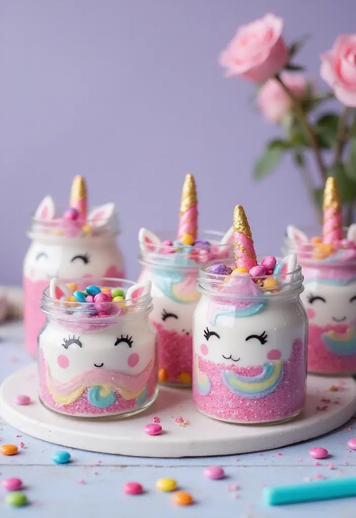 30 Cute Pottery Painting Ideas That’ll Melt Your Heart 37 30 Cute Pottery Painting Ideas That’ll Melt Your Heart - 7. Magical Unicorn Jars