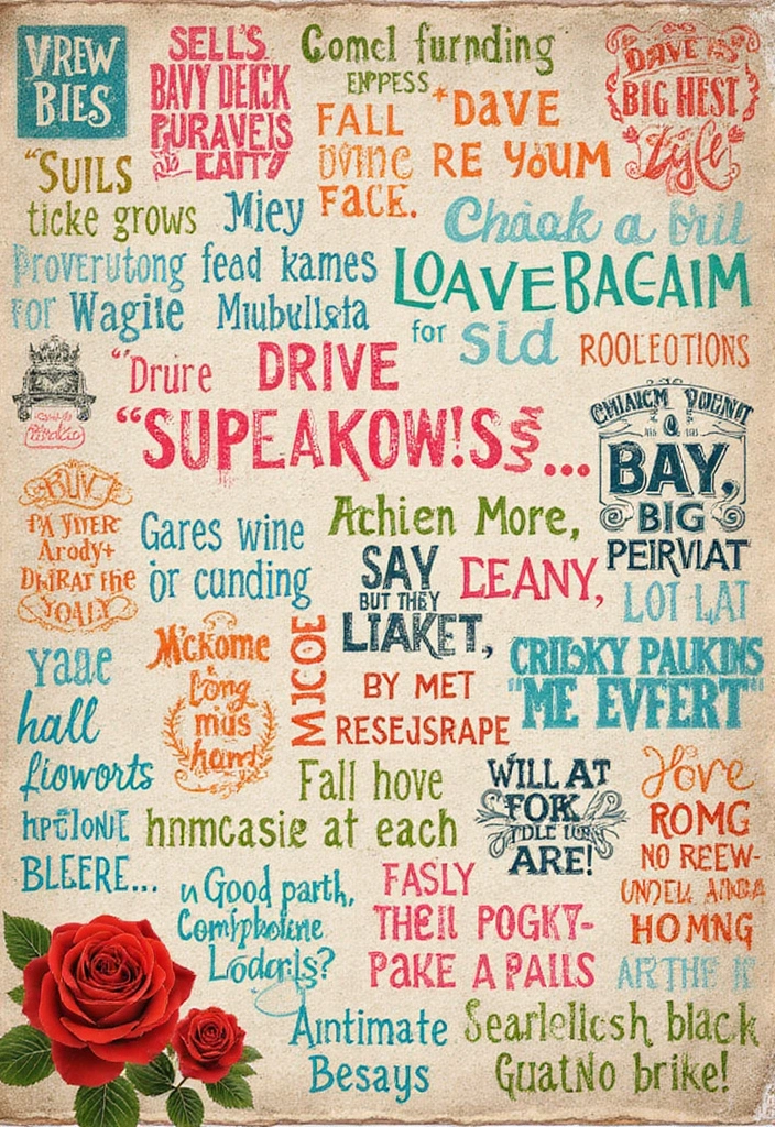 30 Cute Scrapbook Ideas for Your Boyfriend to Melt His Heart - 12. Quotable Memories