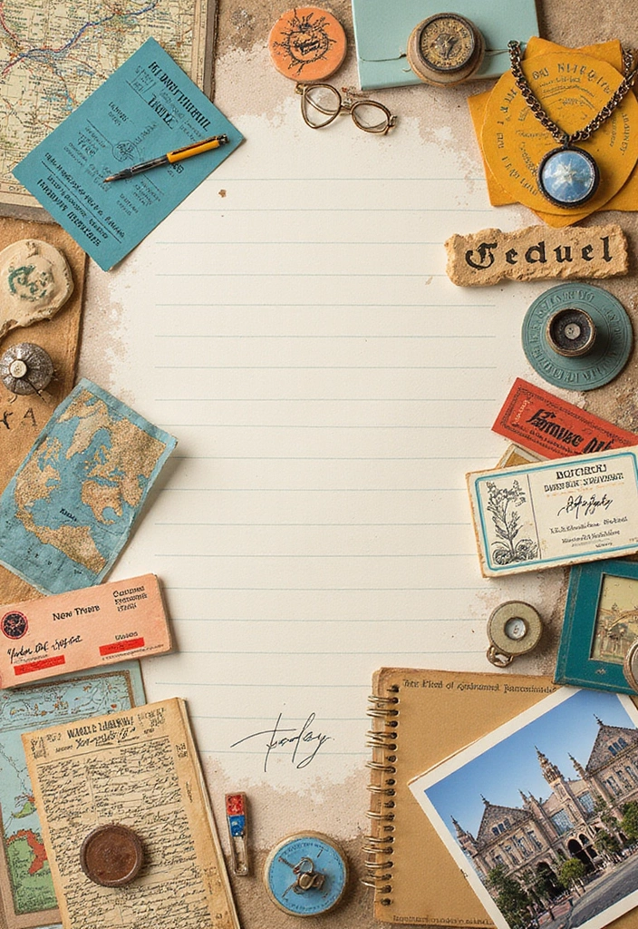 30 Cute Scrapbook Ideas for Your Boyfriend to Melt His Heart - 18. Travel Journal