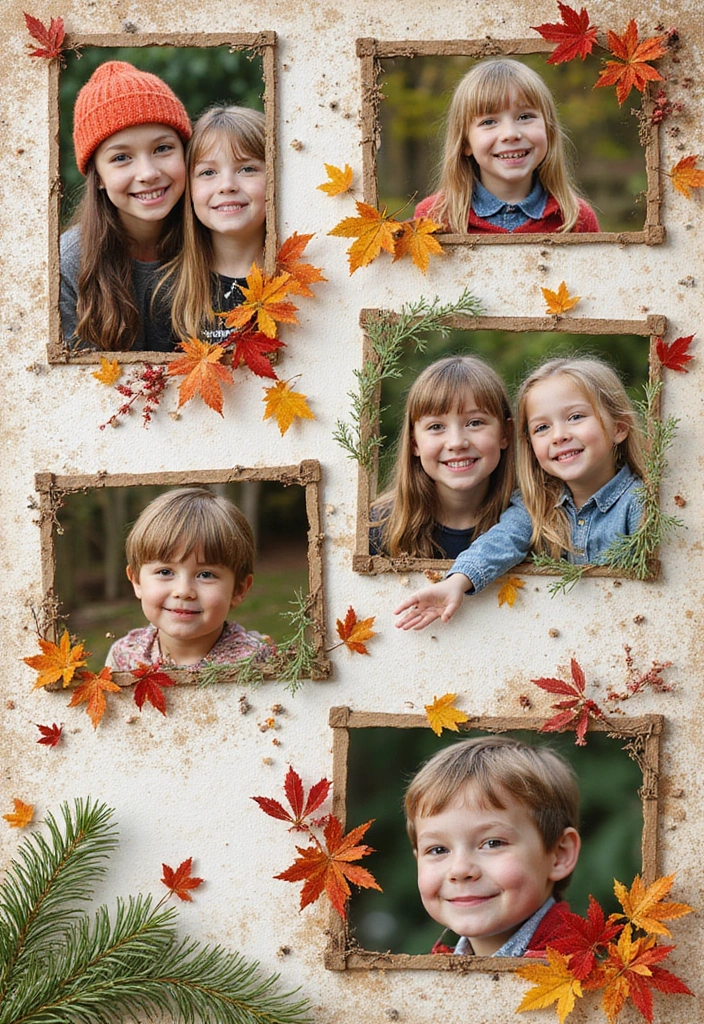 30 Cute Scrapbook Ideas for Your Boyfriend to Melt His Heart - 19. Seasonal Memories