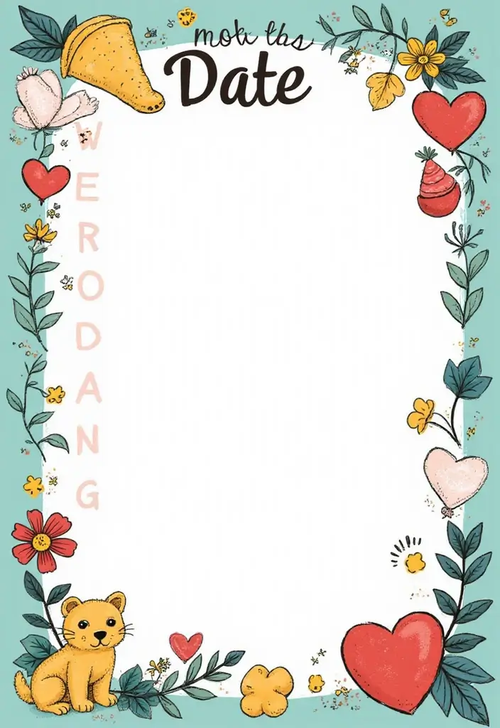 30 Cute Scrapbook Ideas for Your Boyfriend to Melt His Heart - 24. Themed Date Ideas