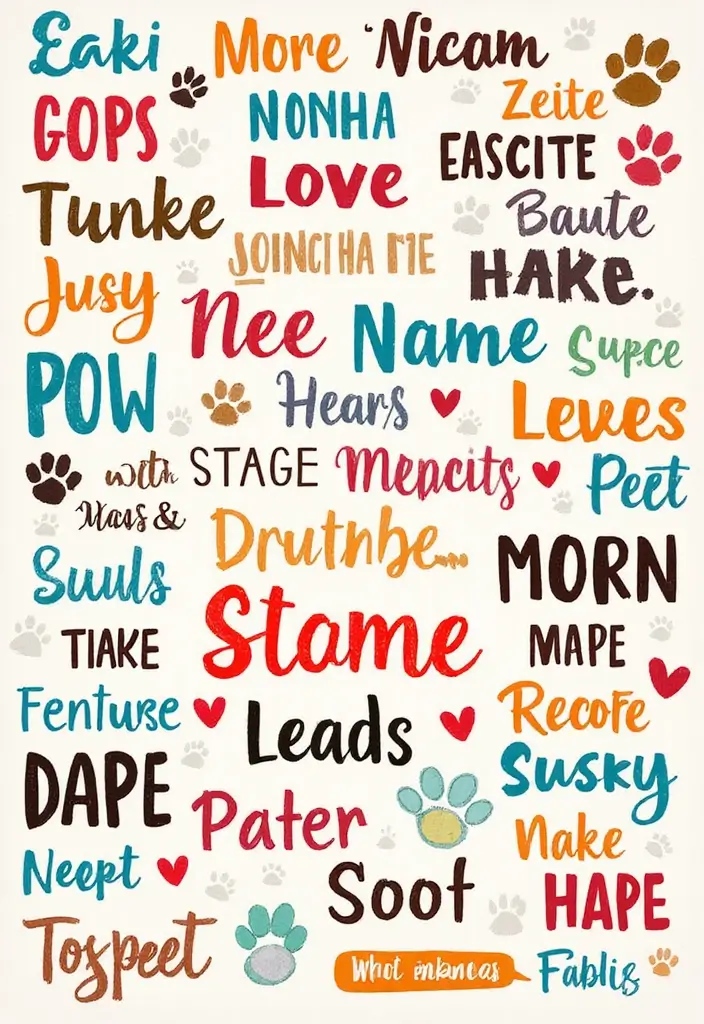 30 Cute Scrapbook Ideas for Your Boyfriend to Melt His Heart - 26. Pet Names and Nicknames