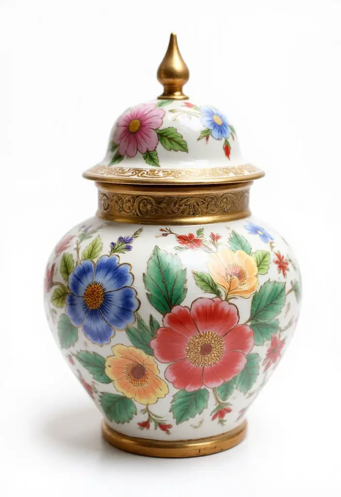 30 DIY Pot Painting Ideas to Brighten Your Space - 24. Floral Patterns