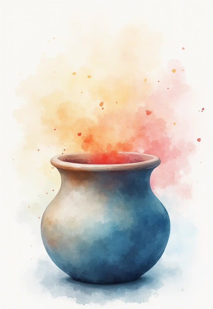 30 DIY Pot Painting Ideas to Brighten Your Space - 6. Watercolor Effects