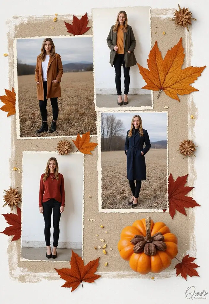 30 Fall Scrapbook Ideas Full of Cozy Autumn Vibes - 24. Fall Fashion