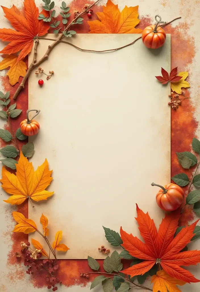 30 Fall Scrapbook Ideas Full of Cozy Autumn Vibes - 6. Autumn Colors Palette