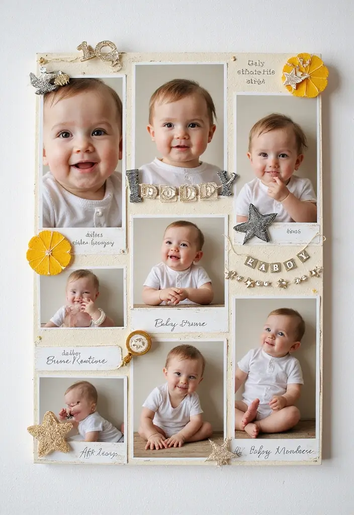 30 First Birthday Scrapbook Ideas for Your Baby’s Big Day - 12. A Day in the Life
