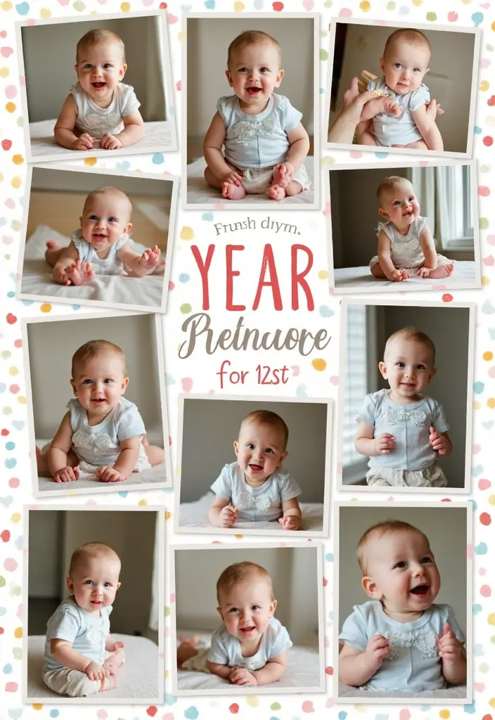 30 First Birthday Scrapbook Ideas for Your Baby’s Big Day - 14. The Year in Review