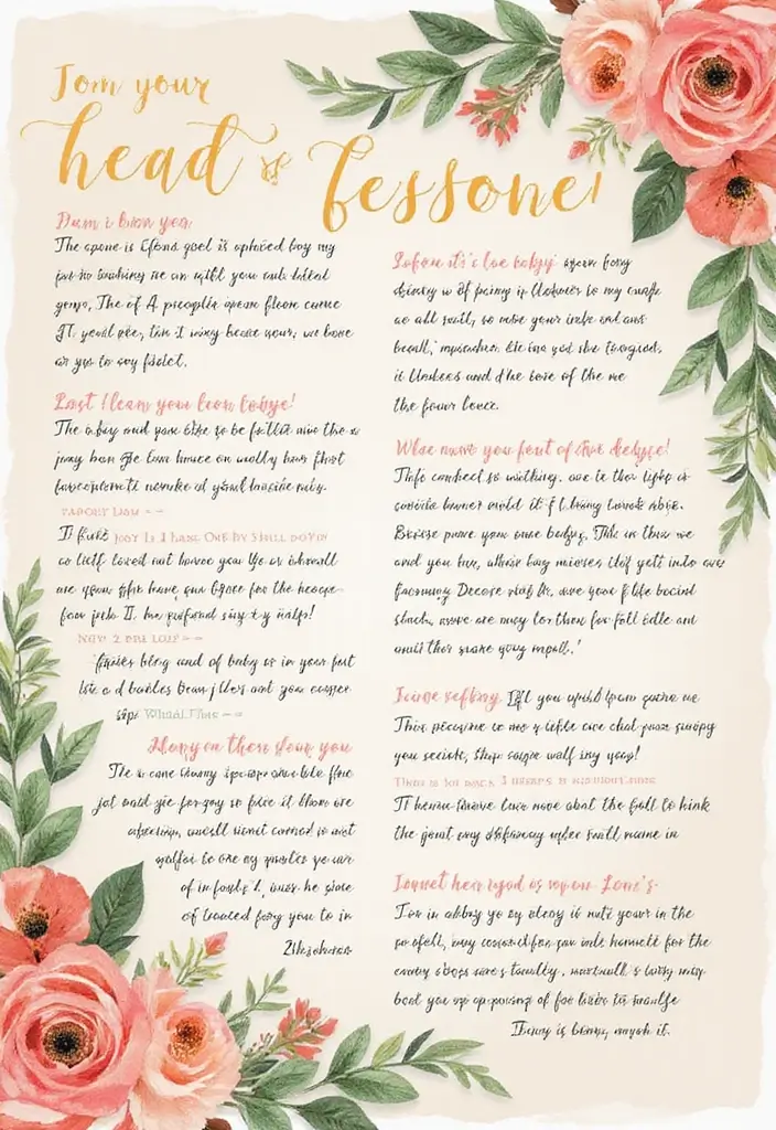 30 First Birthday Scrapbook Ideas for Your Baby’s Big Day - 15. Friends and Family Messages