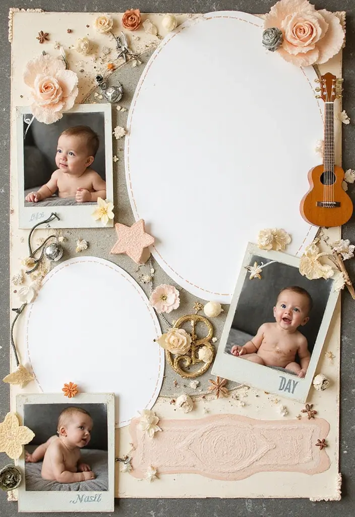 30 First Birthday Scrapbook Ideas for Your Baby’s Big Day - 27. Baby’s Favorite Songs