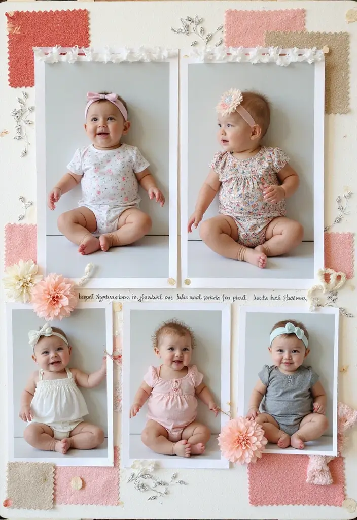 30 First Birthday Scrapbook Ideas for Your Baby’s Big Day - 28. Baby's Special Outfits