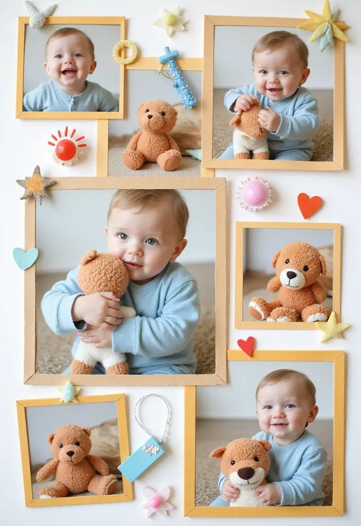 30 First Birthday Scrapbook Ideas for Your Baby’s Big Day - 4. Favorite Toys and Milestones