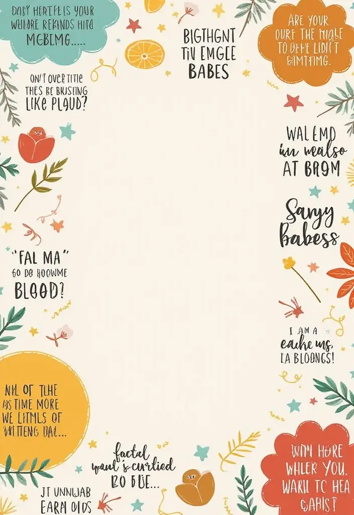 30 First Birthday Scrapbook Ideas for Your Baby’s Big Day - 7. Quotes and Sayings Page