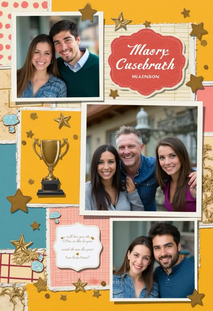 30 First Page Scrapbook Ideas to Make a Stunning Start - 18. Milestone Moments: Celebrating Growth